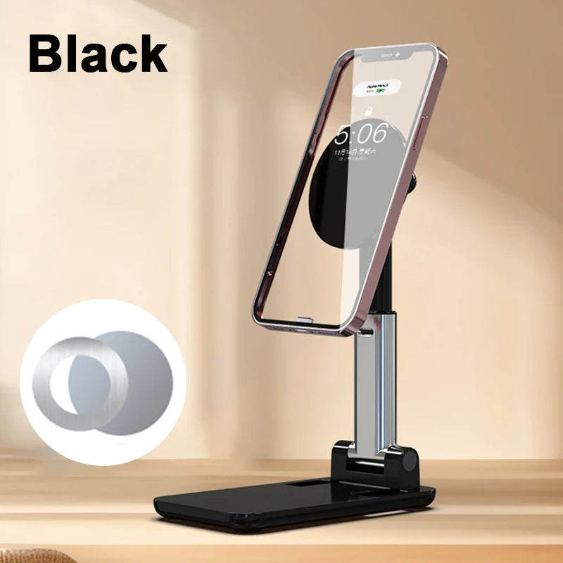 Phone Holder Magnetic Flexible Adjustable Phone Stand Foldable Universal Cellphone Holder Portable Desktop Mobile Phone Bracket