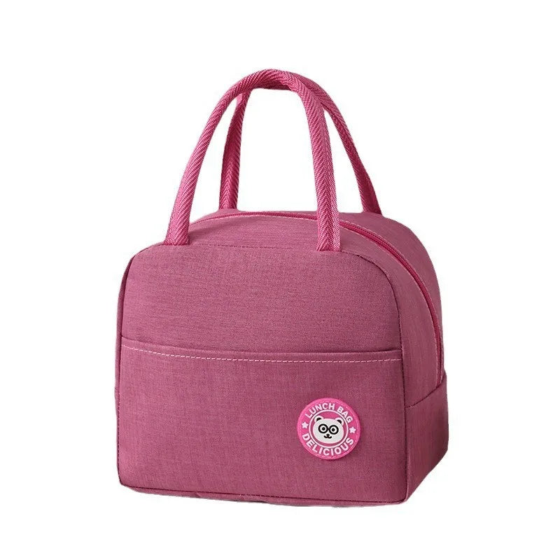 1Pcs Portable Cooler Bag Ice Pack Lunch Box Insulation Package Insulated Thermal Food Picnic Bag Pouch for Kid Children Bag Gift