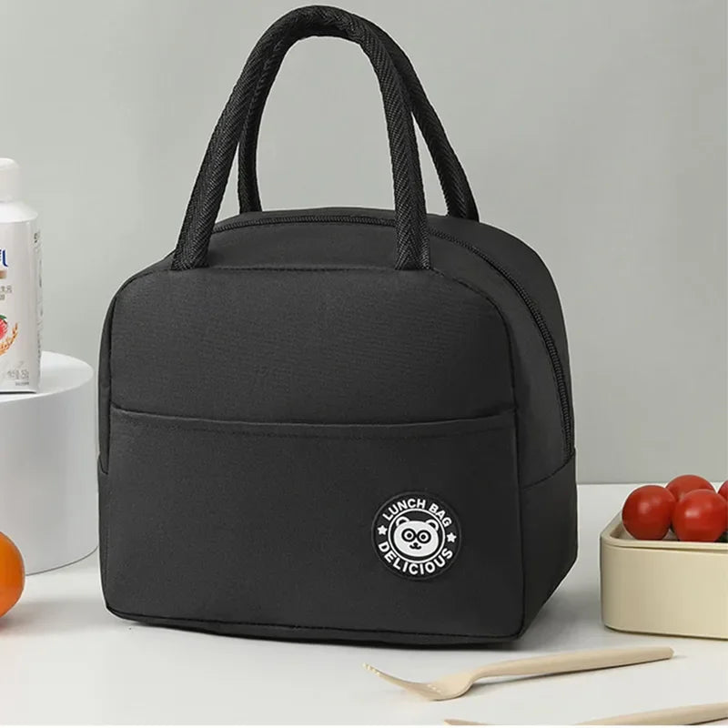 1Pcs Portable Cooler Bag Ice Pack Lunch Box Insulation Package Insulated Thermal Food Picnic Bag Pouch for Kid Children Bag Gift
