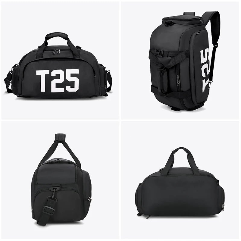 Customized Logo Fitness Bag Football Backpack Swimming Taekwondo Waterproof Backpack Luggage Bag Printed Pattern