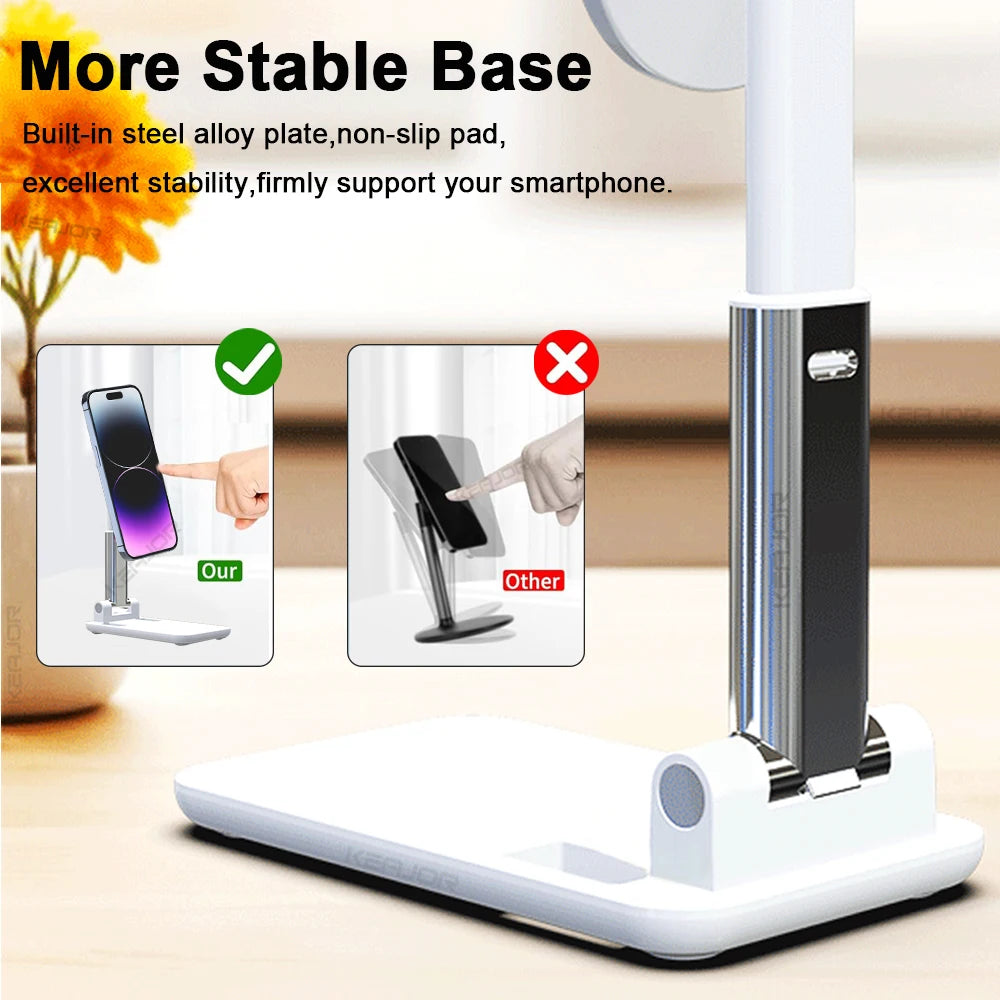 Phone Holder Magnetic Flexible Adjustable Phone Stand Foldable Universal Cellphone Holder Portable Desktop Mobile Phone Bracket