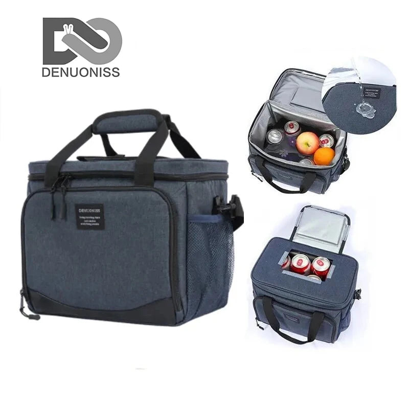 13L Thermal Bag Lunch Box for Work Picnic Bag Car Bolsa Refrigerator Portable Cooler Bag Food Backpack
